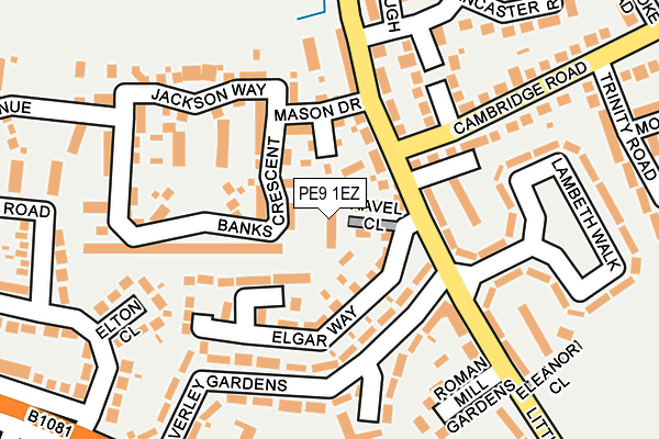 PE9 1EZ map - OS OpenMap – Local (Ordnance Survey) PE9 1EZ map - OS OpenMap – Local (Ordnance Survey)