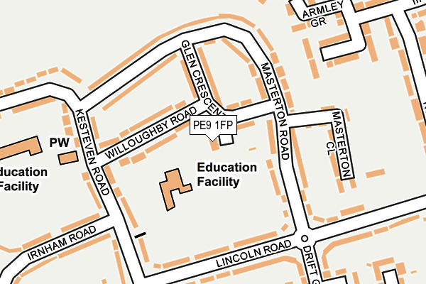 PE9 1FP map - OS OpenMap – Local (Ordnance Survey) PE9 1FP map - OS OpenMap – Local (Ordnance Survey)