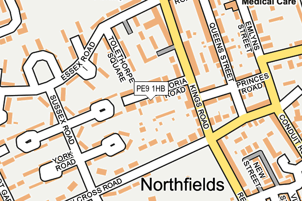 PE9 1HB map - OS OpenMap – Local (Ordnance Survey) PE9 1HB map - OS OpenMap – Local (Ordnance Survey)