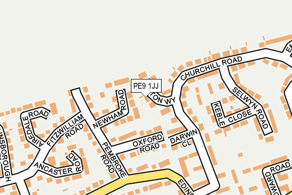 PE9 1JJ map - OS OpenMap – Local (Ordnance Survey) PE9 1JJ map - OS OpenMap – Local (Ordnance Survey)