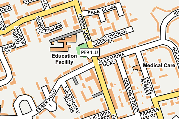 PE9 1LU map - OS OpenMap – Local (Ordnance Survey) PE9 1LU map - OS OpenMap – Local (Ordnance Survey)