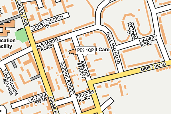 PE9 1QP map - OS OpenMap – Local (Ordnance Survey) PE9 1QP map - OS OpenMap – Local (Ordnance Survey)