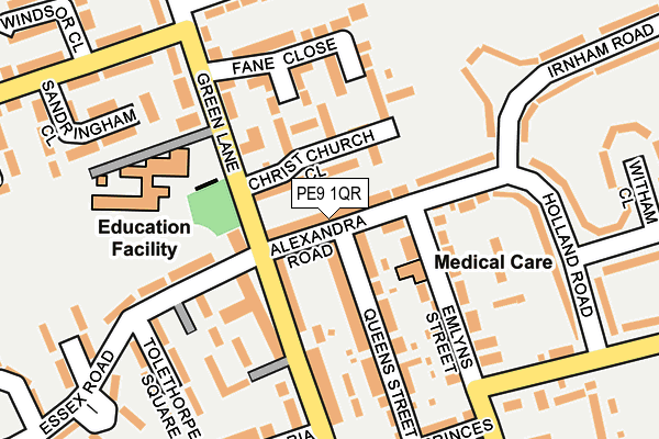 PE9 1QR map - OS OpenMap – Local (Ordnance Survey) PE9 1QR map - OS OpenMap – Local (Ordnance Survey)