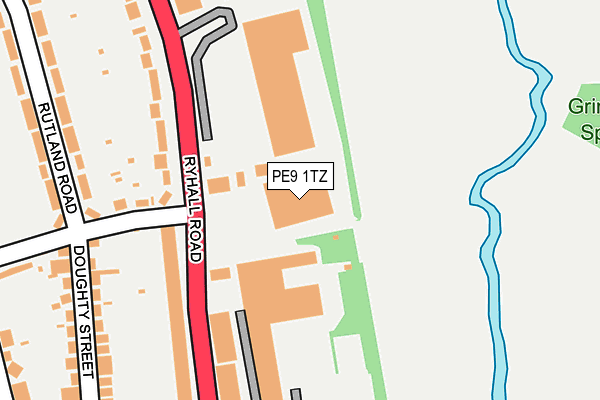PE9 1TZ map - OS OpenMap – Local (Ordnance Survey) PE9 1TZ map - OS OpenMap – Local (Ordnance Survey)