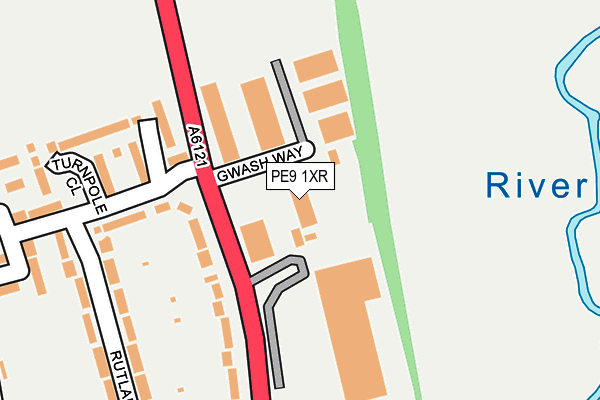 PE9 1XR map - OS OpenMap – Local (Ordnance Survey) PE9 1XR map - OS OpenMap – Local (Ordnance Survey)