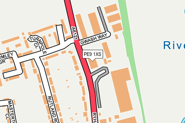 PE9 1XS map - OS OpenMap – Local (Ordnance Survey) PE9 1XS map - OS OpenMap – Local (Ordnance Survey)