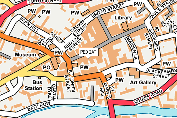 PE9 2AT map - OS OpenMap – Local (Ordnance Survey) PE9 2AT map - OS OpenMap – Local (Ordnance Survey)