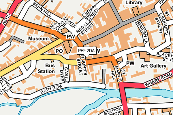 PE9 2DA map - OS OpenMap – Local (Ordnance Survey) PE9 2DA map - OS OpenMap – Local (Ordnance Survey)