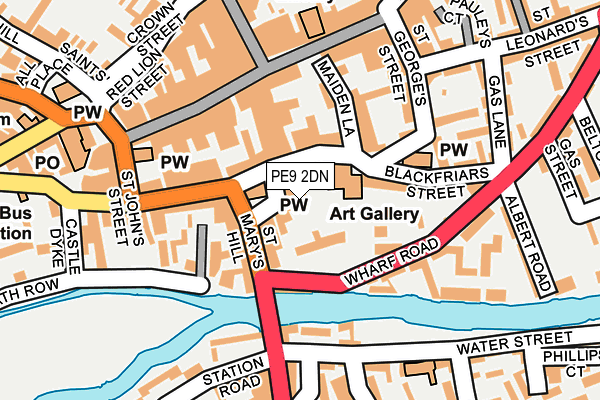 PE9 2DN map - OS OpenMap – Local (Ordnance Survey) PE9 2DN map - OS OpenMap – Local (Ordnance Survey)