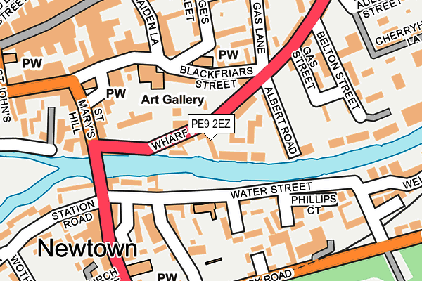 PE9 2EZ map - OS OpenMap – Local (Ordnance Survey) PE9 2EZ map - OS OpenMap – Local (Ordnance Survey)