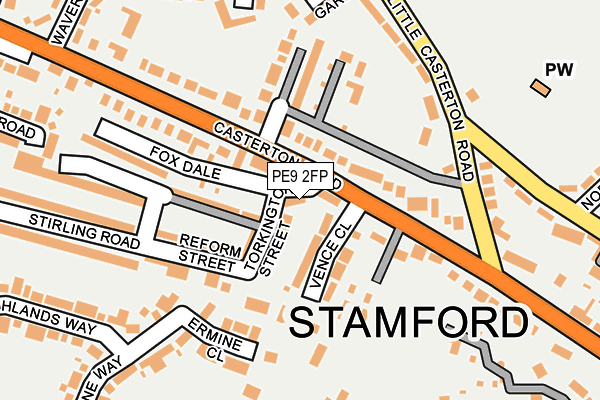 PE9 2FP map - OS OpenMap – Local (Ordnance Survey) PE9 2FP map - OS OpenMap – Local (Ordnance Survey)