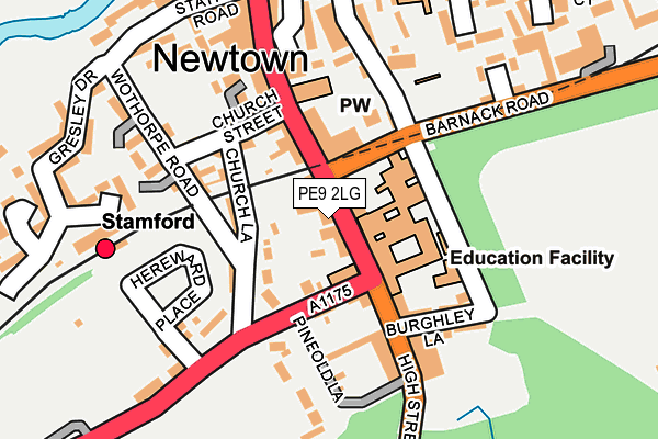 PE9 2LG map - OS OpenMap – Local (Ordnance Survey) PE9 2LG map - OS OpenMap – Local (Ordnance Survey)