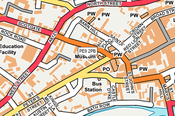 PE9 2PB map - OS OpenMap – Local (Ordnance Survey) PE9 2PB map - OS OpenMap – Local (Ordnance Survey)