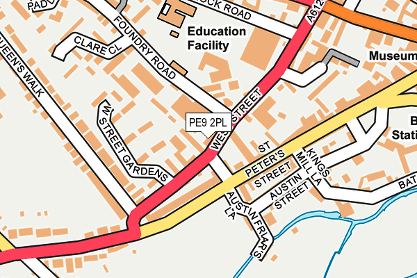 PE9 2PL map - OS OpenMap – Local (Ordnance Survey) PE9 2PL map - OS OpenMap – Local (Ordnance Survey)