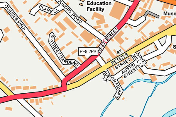 PE9 2PS map - OS OpenMap – Local (Ordnance Survey) PE9 2PS map - OS OpenMap – Local (Ordnance Survey)