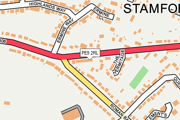 PE9 2RL map - OS OpenMap – Local (Ordnance Survey) PE9 2RL map - OS OpenMap – Local (Ordnance Survey)