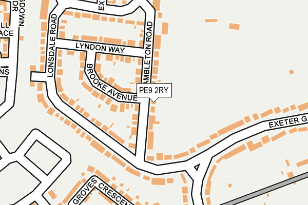 PE9 2RY map - OS OpenMap – Local (Ordnance Survey) PE9 2RY map - OS OpenMap – Local (Ordnance Survey)