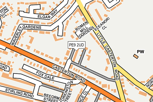 PE9 2UD map - OS OpenMap – Local (Ordnance Survey) PE9 2UD map - OS OpenMap – Local (Ordnance Survey)