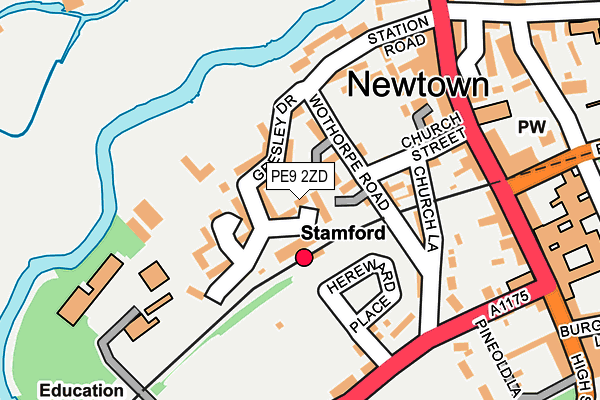 PE9 2ZD map - OS OpenMap – Local (Ordnance Survey) PE9 2ZD map - OS OpenMap – Local (Ordnance Survey)