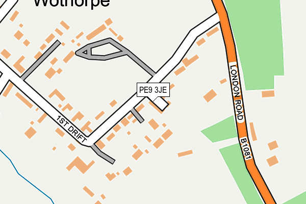 PE9 3JE map - OS OpenMap – Local (Ordnance Survey) PE9 3JE map - OS OpenMap – Local (Ordnance Survey)