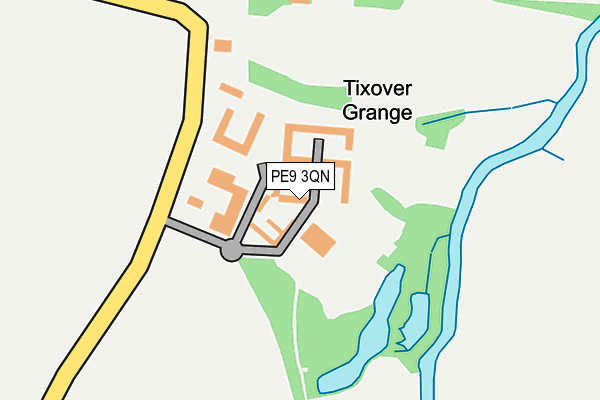 PE9 3QN map - OS OpenMap – Local (Ordnance Survey) PE9 3QN map - OS OpenMap – Local (Ordnance Survey)
