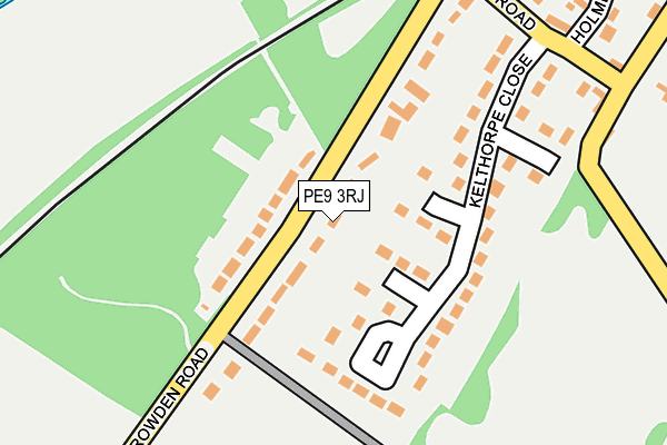 PE9 3RJ map - OS OpenMap – Local (Ordnance Survey) PE9 3RJ map - OS OpenMap – Local (Ordnance Survey)