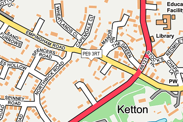 PE9 3RT map - OS OpenMap – Local (Ordnance Survey) PE9 3RT map - OS OpenMap – Local (Ordnance Survey)