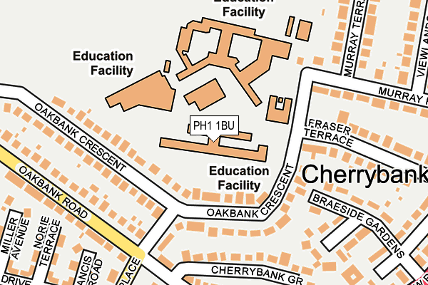PH1 1BU map - OS OpenMap – Local (Ordnance Survey) PH1 1BU map - OS OpenMap – Local (Ordnance Survey)