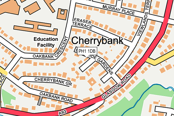 PH1 1DB map - OS OpenMap – Local (Ordnance Survey) PH1 1DB map - OS OpenMap – Local (Ordnance Survey)