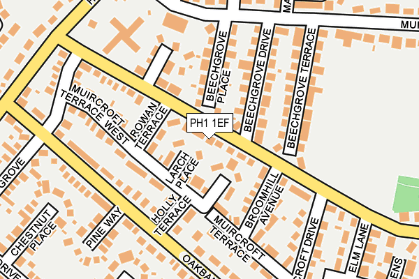 PH1 1EF map - OS OpenMap – Local (Ordnance Survey) PH1 1EF map - OS OpenMap – Local (Ordnance Survey)