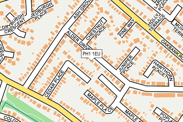 PH1 1EU map - OS OpenMap – Local (Ordnance Survey) PH1 1EU map - OS OpenMap – Local (Ordnance Survey)