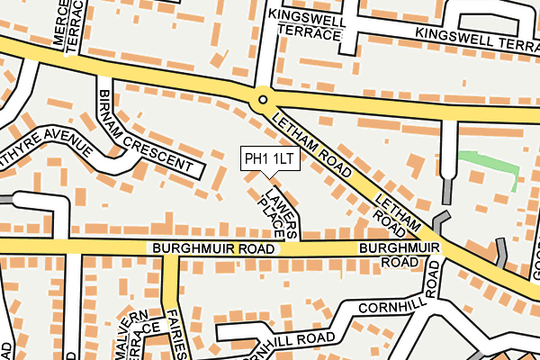 PH1 1LT map - OS OpenMap – Local (Ordnance Survey) PH1 1LT map - OS OpenMap – Local (Ordnance Survey)