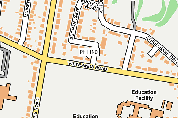 PH1 1ND map - OS OpenMap – Local (Ordnance Survey) PH1 1ND map - OS OpenMap – Local (Ordnance Survey)