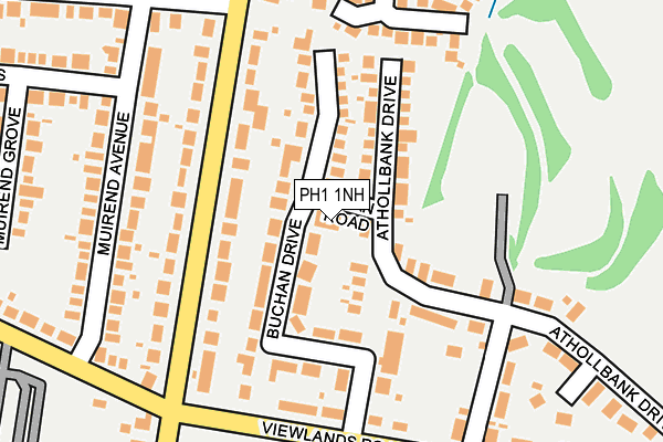 PH1 1NH map - OS OpenMap – Local (Ordnance Survey) PH1 1NH map - OS OpenMap – Local (Ordnance Survey)