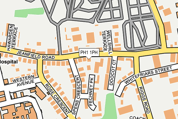 PH1 1PH map - OS OpenMap – Local (Ordnance Survey) PH1 1PH map - OS OpenMap – Local (Ordnance Survey)