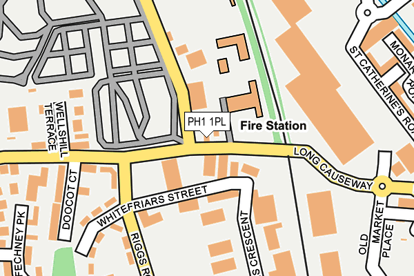 PH1 1PL map - OS OpenMap – Local (Ordnance Survey) PH1 1PL map - OS OpenMap – Local (Ordnance Survey)