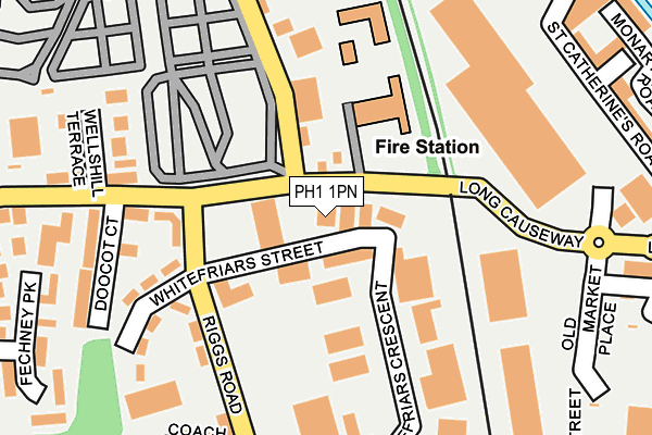 PH1 1PN map - OS OpenMap – Local (Ordnance Survey) PH1 1PN map - OS OpenMap – Local (Ordnance Survey)