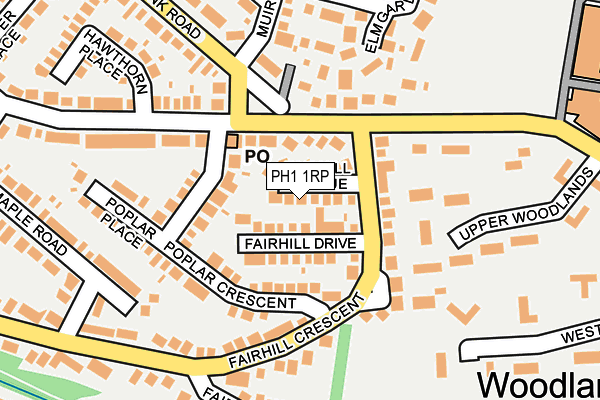 PH1 1RP map - OS OpenMap – Local (Ordnance Survey) PH1 1RP map - OS OpenMap – Local (Ordnance Survey)