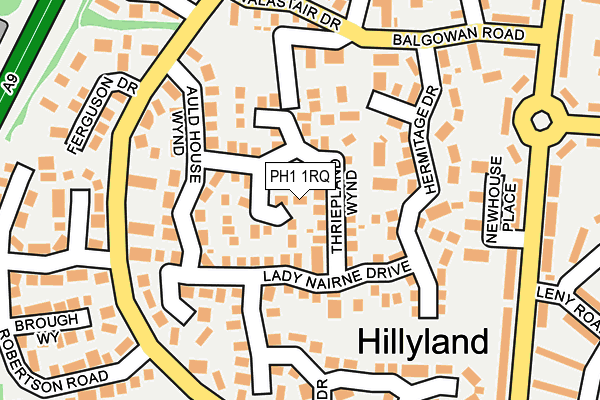 PH1 1RQ map - OS OpenMap – Local (Ordnance Survey) PH1 1RQ map - OS OpenMap – Local (Ordnance Survey)