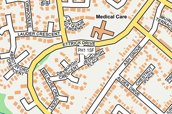 PH1 1SF map - OS OpenMap – Local (Ordnance Survey) PH1 1SF map - OS OpenMap – Local (Ordnance Survey)
