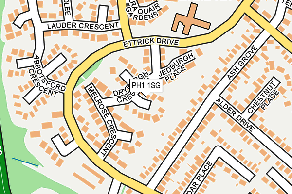 PH1 1SG map - OS OpenMap – Local (Ordnance Survey) PH1 1SG map - OS OpenMap – Local (Ordnance Survey)