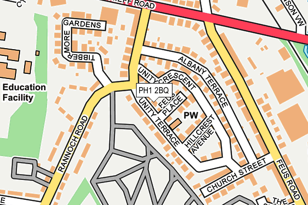 PH1 2BQ map - OS OpenMap – Local (Ordnance Survey) PH1 2BQ map - OS OpenMap – Local (Ordnance Survey)