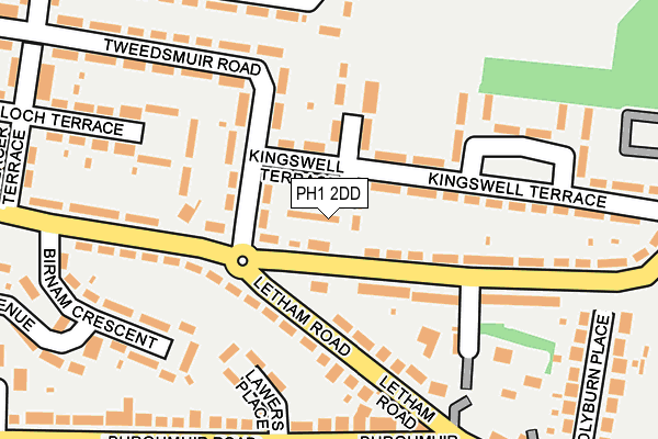 PH1 2DD map - OS OpenMap – Local (Ordnance Survey) PH1 2DD map - OS OpenMap – Local (Ordnance Survey)