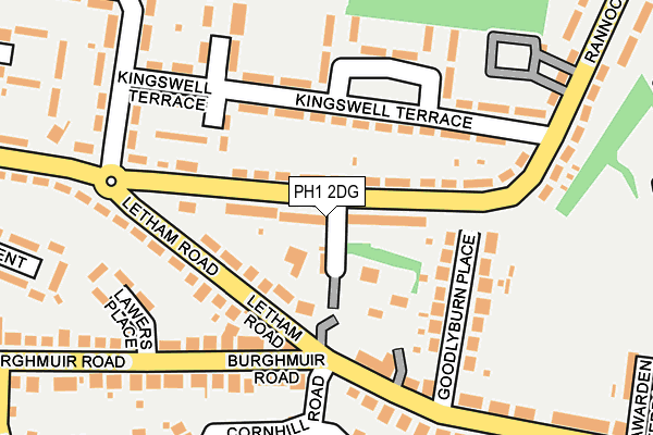 PH1 2DG map - OS OpenMap – Local (Ordnance Survey) PH1 2DG map - OS OpenMap – Local (Ordnance Survey)