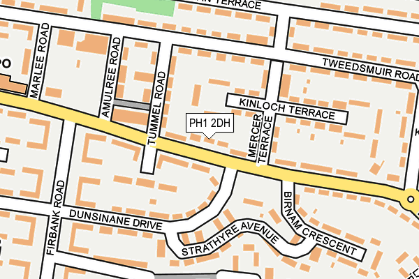 PH1 2DH map - OS OpenMap – Local (Ordnance Survey) PH1 2DH map - OS OpenMap – Local (Ordnance Survey)