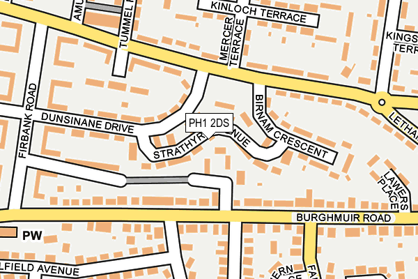 PH1 2DS map - OS OpenMap – Local (Ordnance Survey) PH1 2DS map - OS OpenMap – Local (Ordnance Survey)