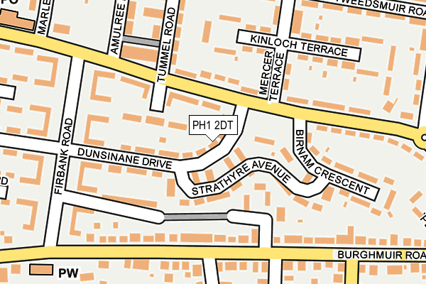 PH1 2DT map - OS OpenMap – Local (Ordnance Survey) PH1 2DT map - OS OpenMap – Local (Ordnance Survey)