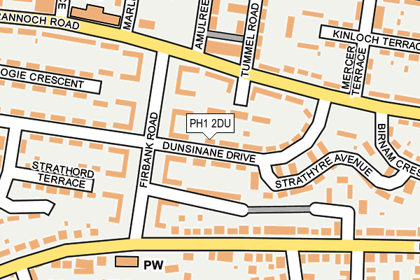 PH1 2DU map - OS OpenMap – Local (Ordnance Survey) PH1 2DU map - OS OpenMap – Local (Ordnance Survey)