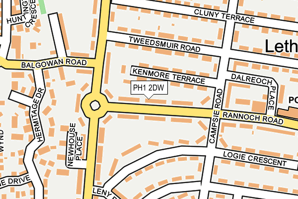 PH1 2DW map - OS OpenMap – Local (Ordnance Survey) PH1 2DW map - OS OpenMap – Local (Ordnance Survey)