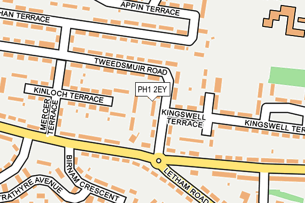 PH1 2EY map - OS OpenMap – Local (Ordnance Survey) PH1 2EY map - OS OpenMap – Local (Ordnance Survey)